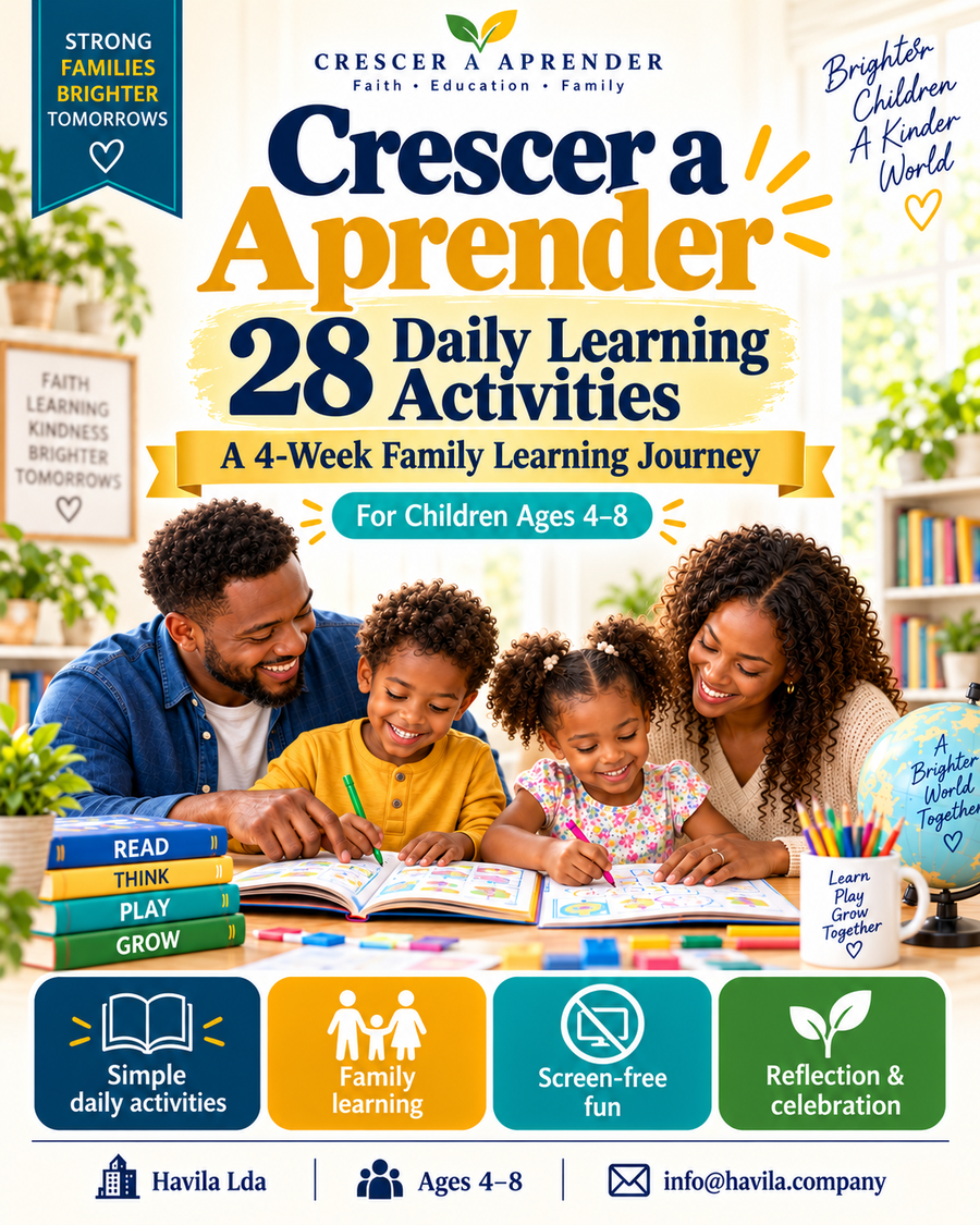 28 Daily Learning Activities eBook for children